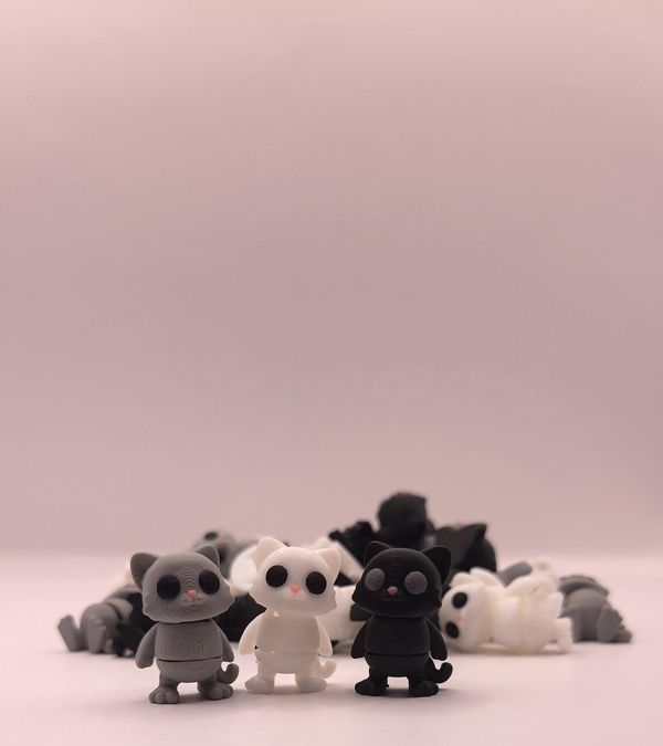 Cat 1-inch 3D printed mini