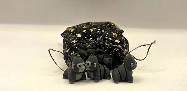 Gorilla 1-inch 3D printed mini