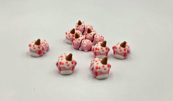 Ice Cream Cow 1-inch 3D printed mini