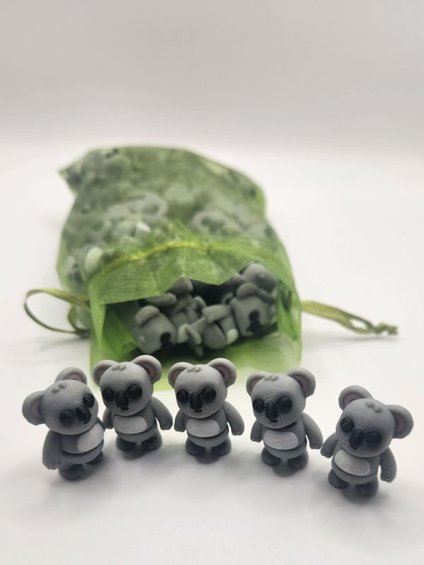 Koalas 1-inch 3D printed mini