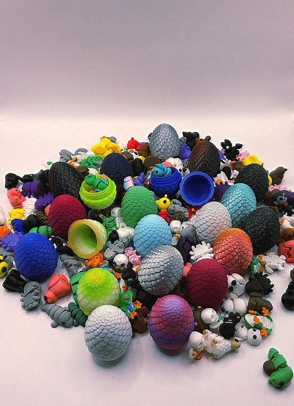 Mystery Dragon Egg 1-inch 3D printed mini