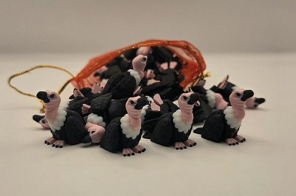 Vultures 1-inch 3D printed mini