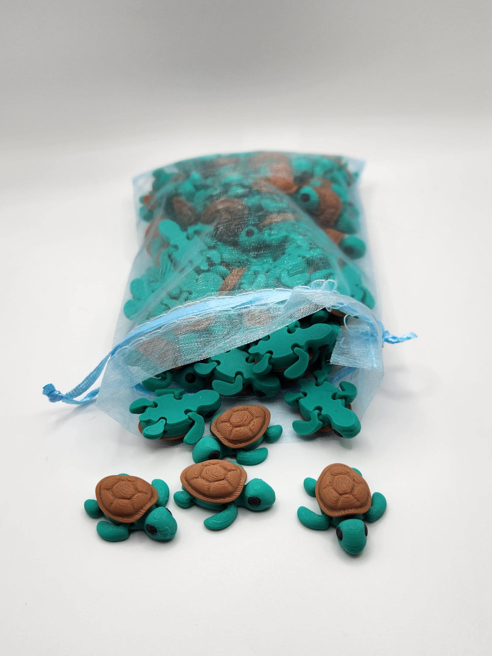 Sea Turtles 3D printed 1-inch mini